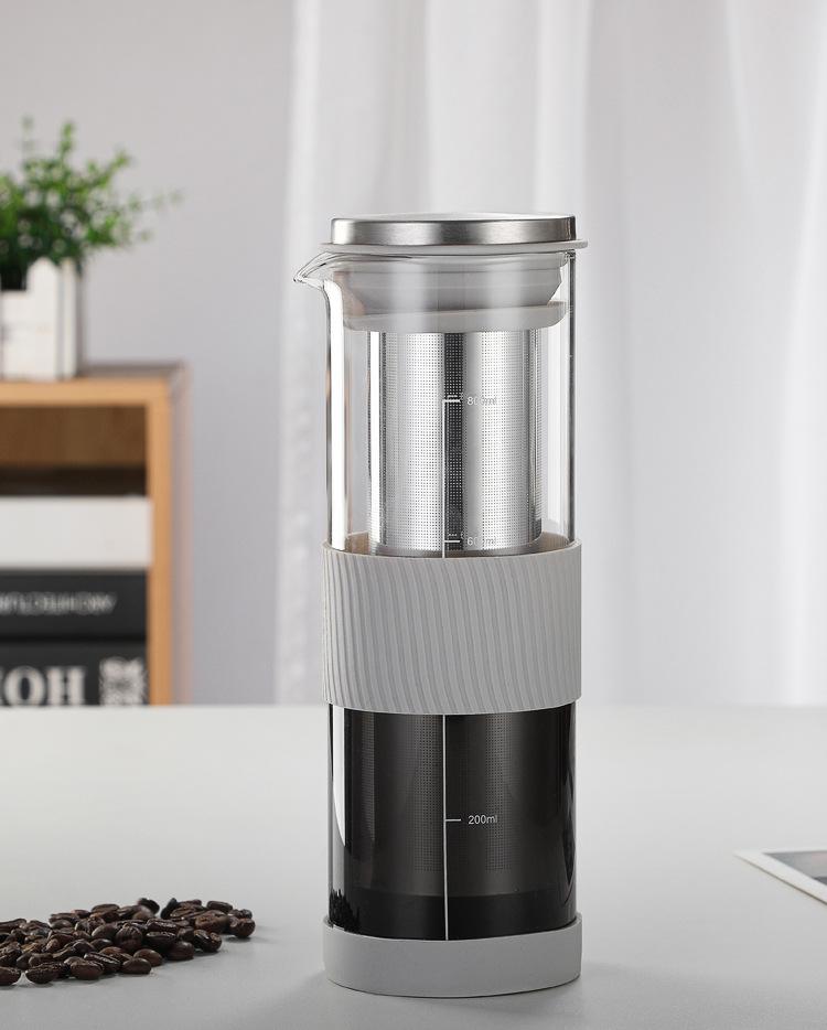 Product Introduction of LZD  Borosilicate Glass Cold Extraction Coffee Pot Glass Coffee Pot Cold Bubble Ice Drip Coffee Pot Hot and Cold Teapot Coffee Set 16