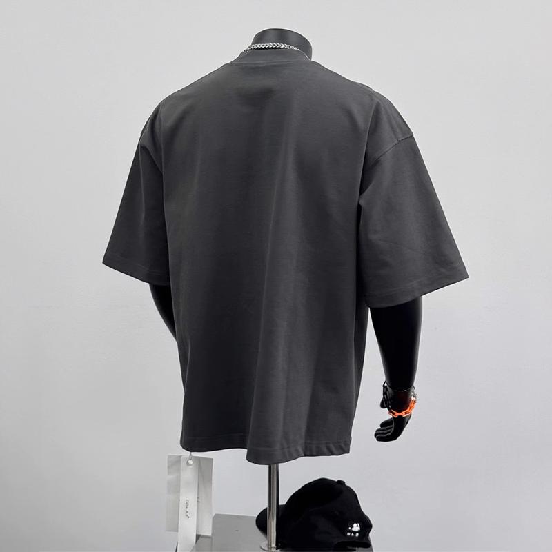 Product Introduction of Áo Thun Hoạt Hình Dáng Rộng Thùng Thình Ngắn Tay, 100% Cotton, Áo Cổ Thuyền, Dành Cho Nam Và Nữ, Unisex Menswear 8