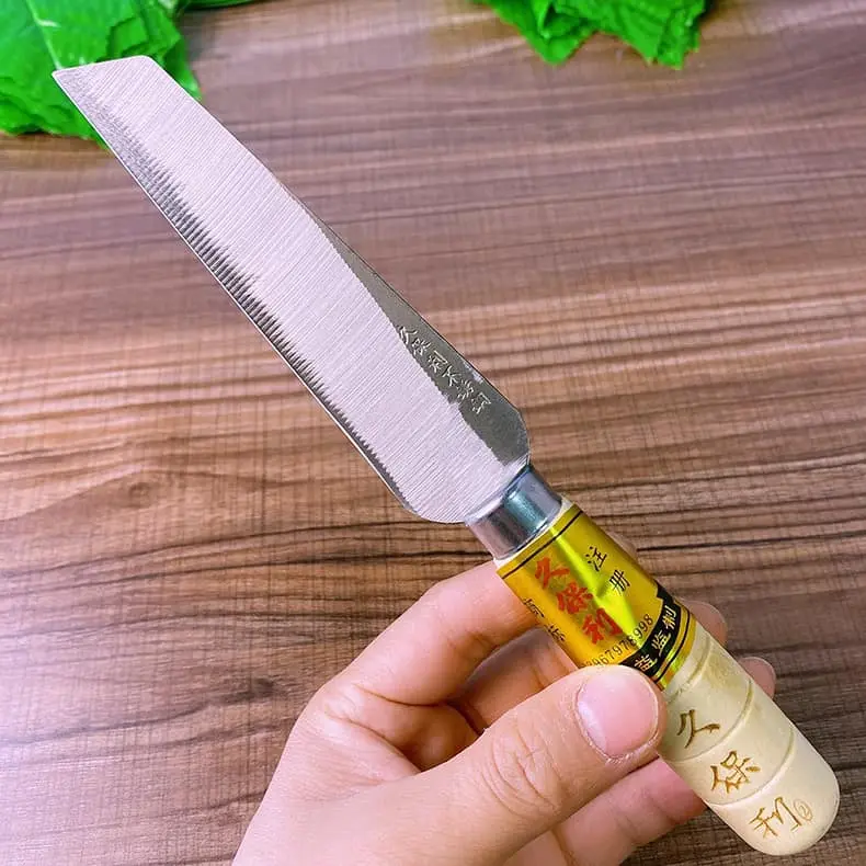 Combo 4 Chiếc Dao Gọt Hoa Quả Cán Gỗ, Lưỡi Bằng Thép Dài 21cm ( 4 CÁI) 3