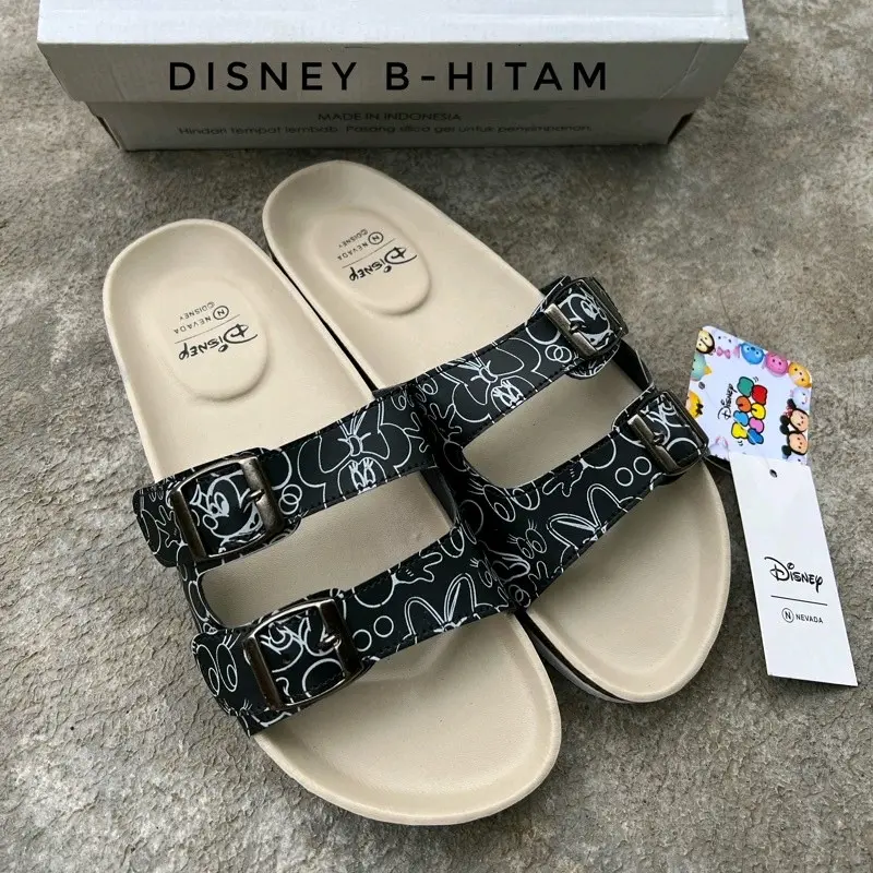 SANDAL SELOP DISNEY NEVADA SANDAL WANITA SANDAL NEVADA SANDAL  ANAK PEREMPUAN SANDAL TERBARU Coklat Karet Shoes Sendal 3