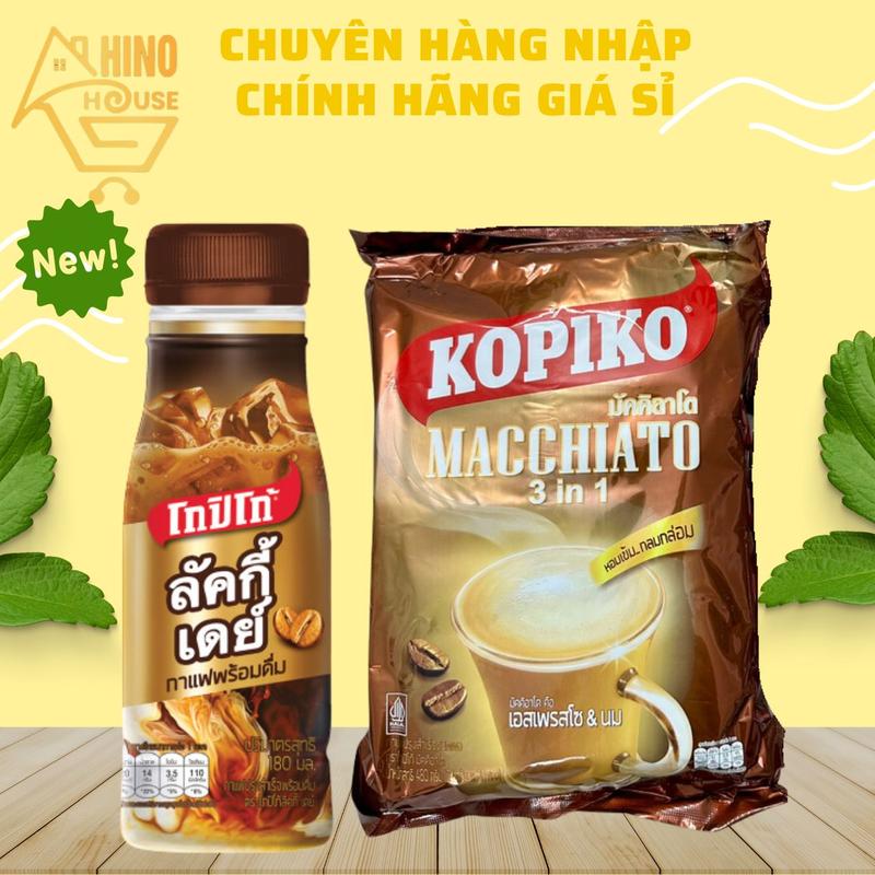 Cafe Hòa Tan Coffee Kopiko Macchiato Thơm Ngon - Cà Phê Thái Lan - Hinohouse