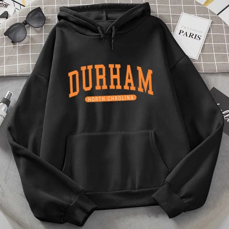 ÁO HOODIE NỈ UNISEX DURHAM NAM NỮ ĐỂU MẶC ĐƯỢC THỜI TRANG BB HOODIE Menswear Dài Tay Kem