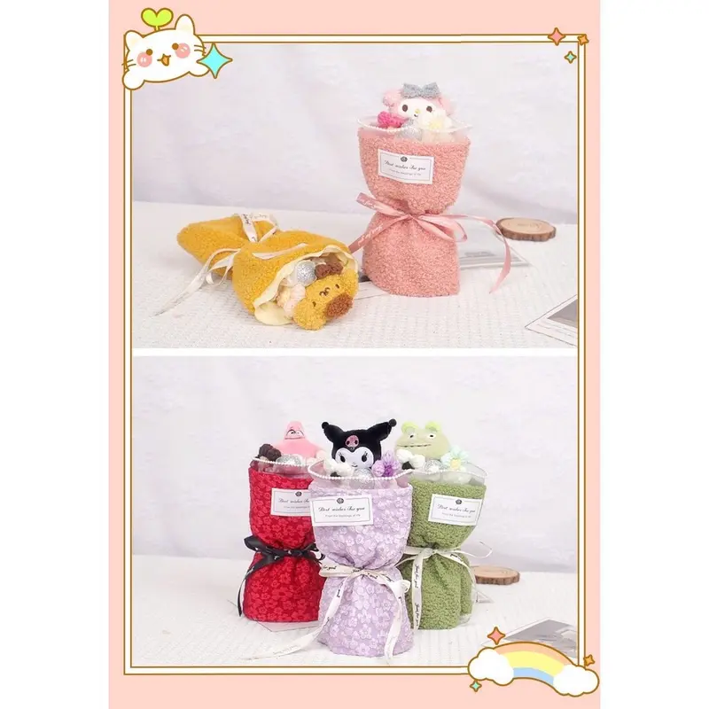 Buket Boneka Kado Paket Paper Bag Lampu Tumblr 3