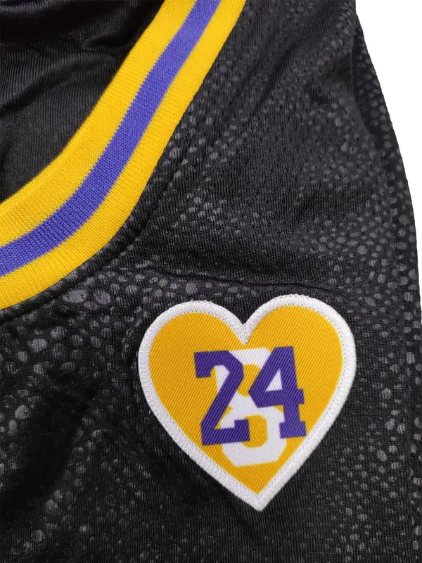 Men's Letter & Number Print Basketball Jersey, 2024 New Style Casual Breathable Sleeveless Round Neck Basketball Vest, Basketball Clothing for Training & Leisure Wear 3