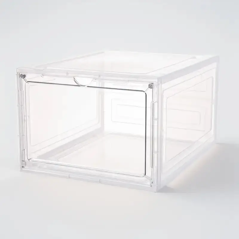 [HomeX]Hộp Đựng Giày Nhựa Cứng Cao Cấp Size Lớn, Hộp Để Giày Cửa Nam Châm Lắp Ráp ( Loại Xịn ) Chống Bụi