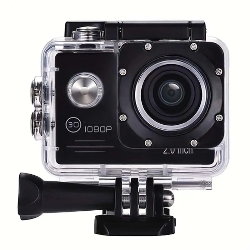1080P 30m Waterproof Underwater Action Camera, WiFi Action Camera with 32G TF Card, Portable 2 Inch LCD Screen Action Camera