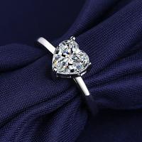 Gambar Diamcity Cincin Perak 925 Zirkon Berbentuk Hati Sederhana Untuk Wanita - 1 karat, Dapat disesuaikan dari Diamcity Official Store Kab. Gresik 4 Tokopedia