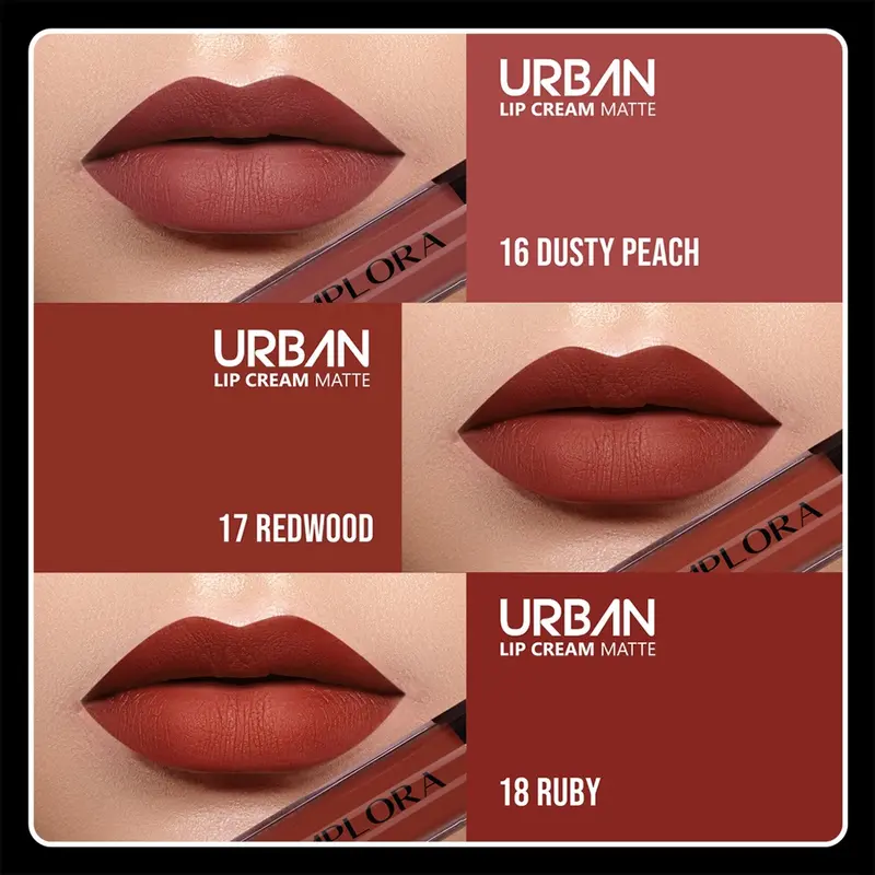 ❤ AURORA ❤ IMPLORA ️BPOM Urban Lip Cream Matte Velvet ( lipcream Lipstick Lipstik ) 2