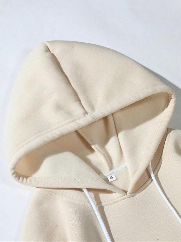 Unisex Men's Personalized Essentials Hoodie, Letter Print Pocket Drawstring Hoodie, Loose Casual Long Sleeve Hooded Sweatshirt, Men's Stylish Pullover Top 5