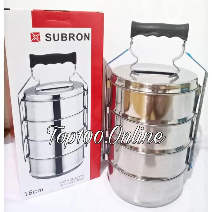 Gambar RANTANG 4 TINGKAT - RANTANG STAINLESS STEEL BAGUS HIGH QUALITY - 14CM dari BMW Kitchenware Kab. Tangerang 3 Tokopedia