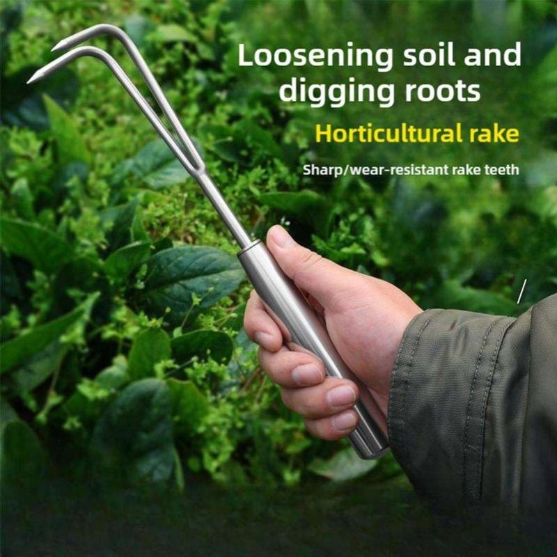 Comfort Grip Stainless Steel Weed Puller Upgrade Manganese Steel Garden ...