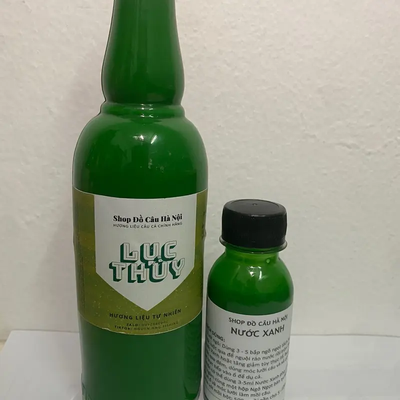 Nước xanh Lục Thuỷ ngâm ngô - câu trắm cỏ, chép. Chai 220ml ml - 500 ml Đi Câu Bắt Cá Fishing Câu Cá Fish mồi _ trắm bạch thuỷ _ B52 1