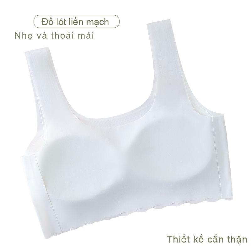 Product Introduction of Áo lót nữ cho học sinh, áo bra lá su không viền không đường may mặc siêu thoải mái frsz 35-52kg Nữ Tua Rua 2