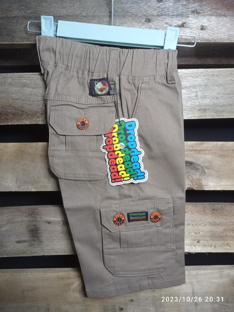 Product Introduction of Celana Pendek Anak Cargo/Kimpol Fashion 8-13th Katun - Hitam, mocca,latte fasion 4-5 tahun bawahan celpen Lakilaki Kargo Chinos laki Chino santai Pants Kasual Panjang 3