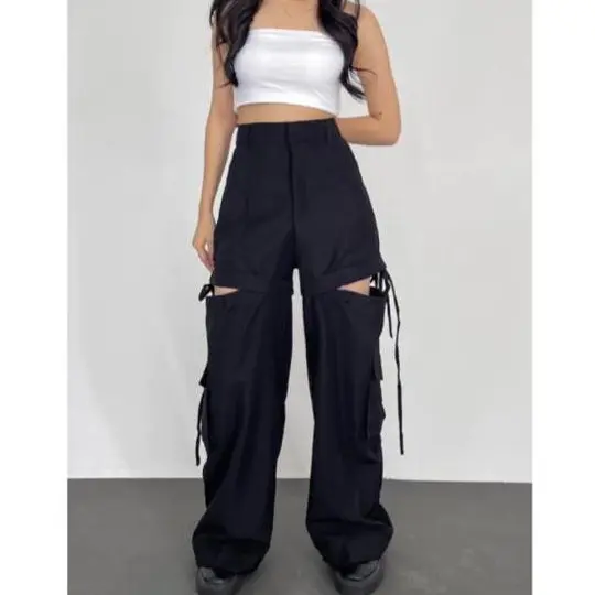 PROMO CARGO SLIT PANTS NALLA CELANA BANYAK SAKU MODEL UNIK NTR Azhaf collection