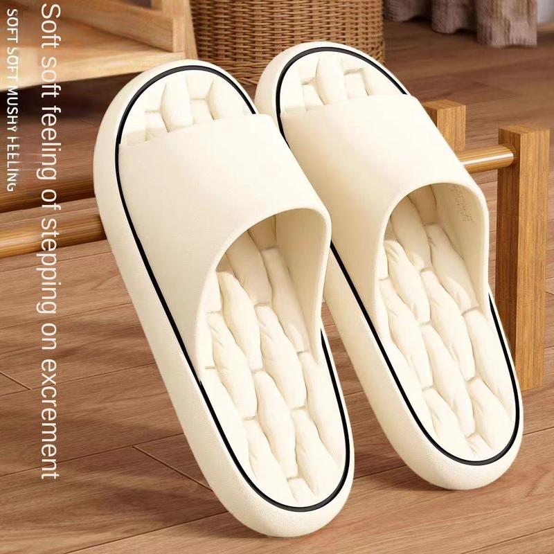 Product Introduction of 2025 New Deodorant Slippers Men's Indoor Home Bathroom Bath Non-Slip Couple Soft Slippers 2