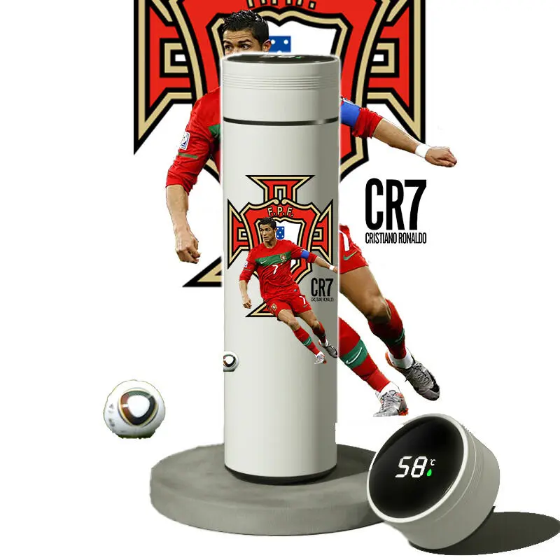 Cốc Giữ Nhiệt, Thể Thao Bóng Đá, Thép Không Gỉ 304, CR7 Cristiano Ronaldo, Cách Nhiệt, Ấm Nước Bảo Quản Lạnh, Real Madrid CF, Juventus F.C., Thiết KếQuà Tặng Bé Trai, Manchester United 4