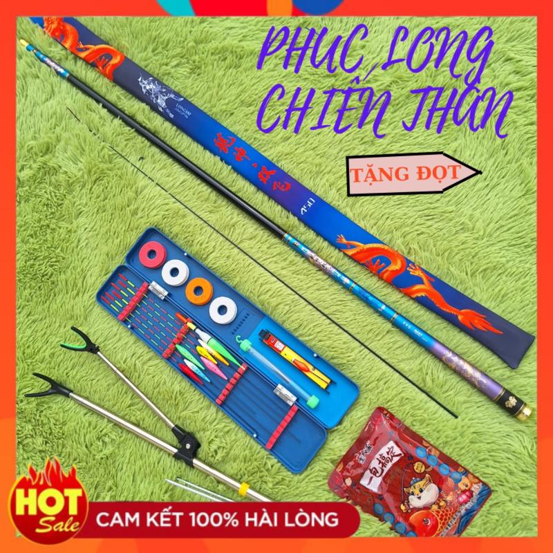 Bộ cần câu đài PHỤC LONG CHIẾN THẦN 5H-28i đầy đủ phụ kiện cao cấp - HOÀI MY FISHING