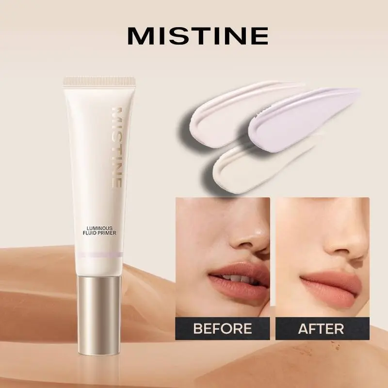 MISTINE Face Primer Makeup Base Isolation Cream Moisturizing Concealer Tone-up 30g SPF30 PA++