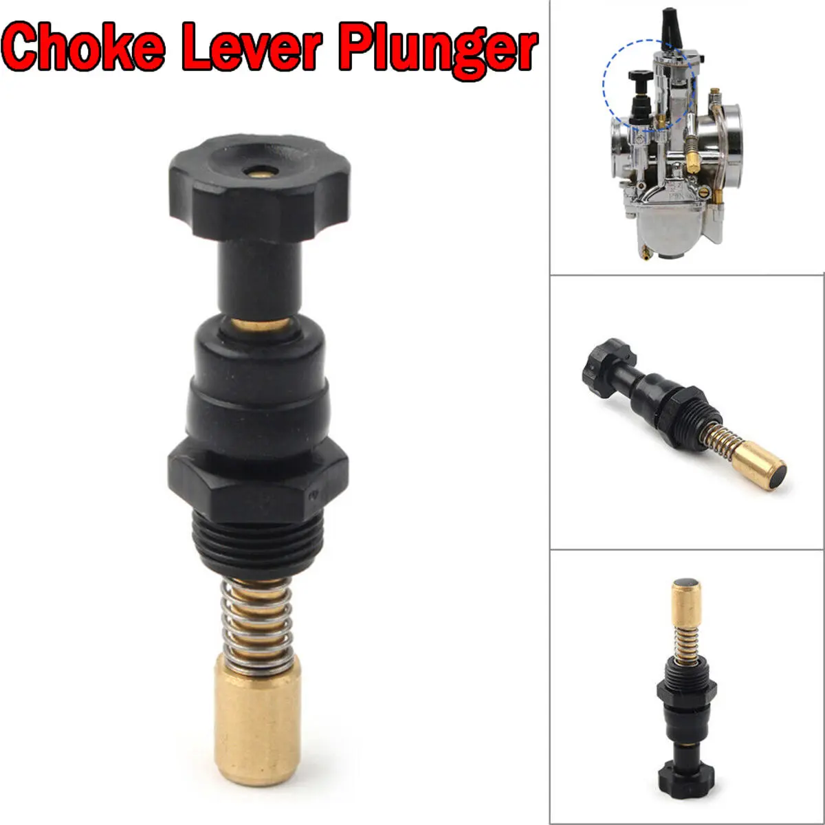 Carburetor Carb Choke Plunger Lever Assembly for KEIHIN PWK 33 28 35 38 ...