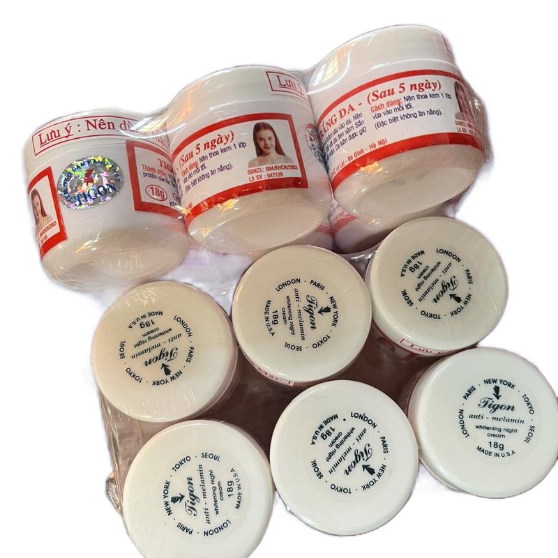  Lốc 6 hộp kem tigon chữ xanh chuyên dùng da đen mụn nám thâm vùng nách 