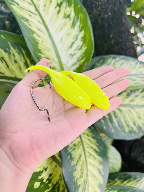 Mồi Mềm Câu Lure Skipping Kèm Lưỡi Đi Câu Bắt Cá Fishing Câu Cá