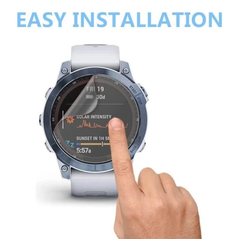 Product Introduction of 800D HD Soft Hydrogel Film Anti-scratch Smartwatch Screen Protector For Realme Watch S Pro T1 34