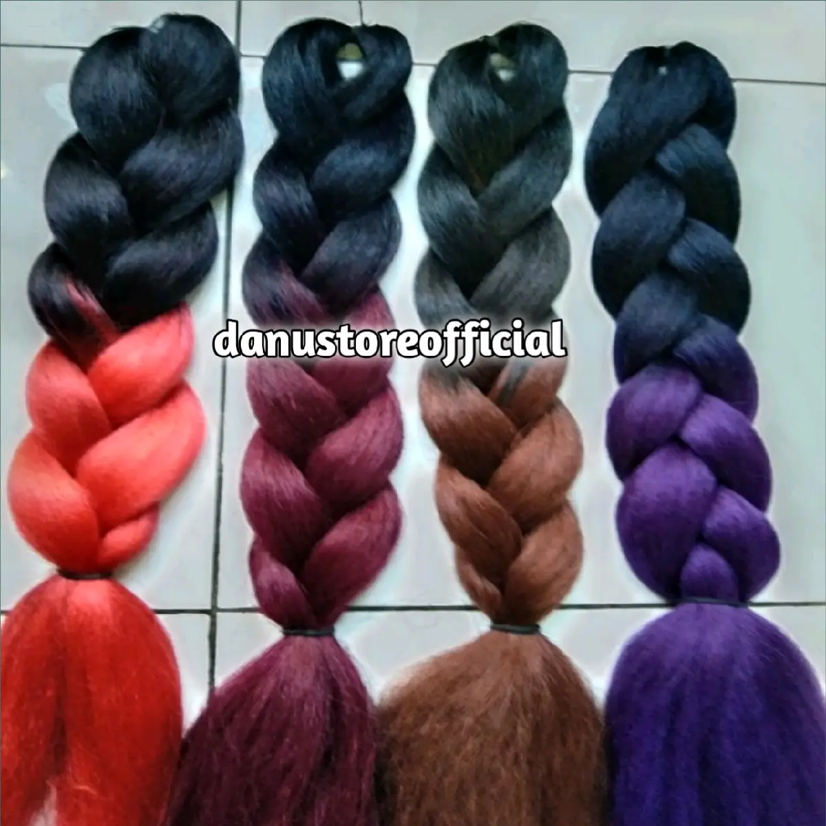 Kepang extension/box braids 2 warna