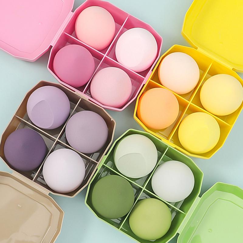 Product Introduction of 14PCs velvet powder puff & makeup sponge set-skin-friendly, dual-use wet/dry blenders for flawless foundation application 27