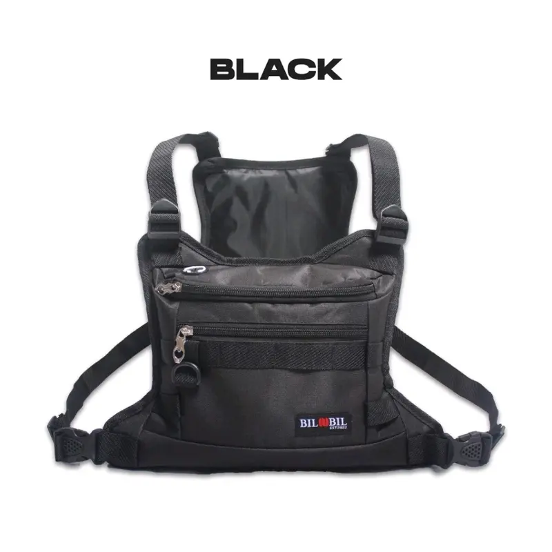 Tas dada Cowo terbaru chest Bag Chest Rig Bag Multifungsi Tas dada murah rompi biker motor tracking sunmori Tactical tas dada army Pria Kulit 1