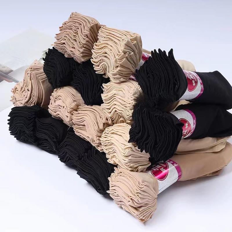 Product Introduction of 10Pairs Nylon Short Socks Women Transparent Thin Silk Socks Clear Dress Stockings for Women Girls Summer Ankle Socks 23