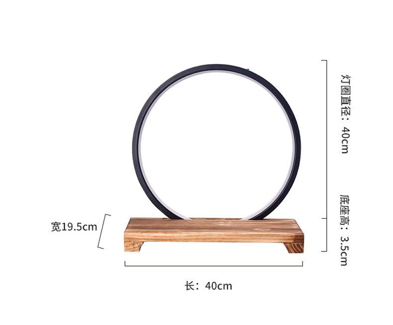 Product Introduction of Lantern circle large ornament Chinese Zen creative living room foyer office opening gift giving desktop home decoration gift 5