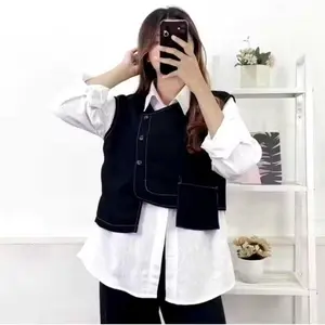 Promoo ELODIE VEST Rompi Wanita Basic