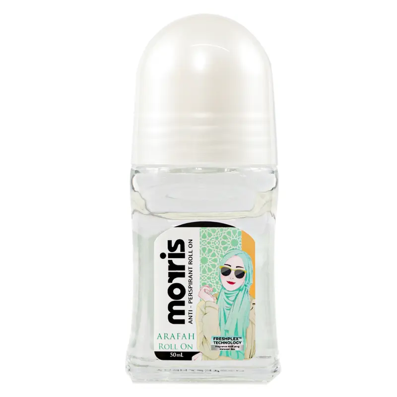 Morris Deodorant  Roll On  Hijab Antiperspirant 50 ml - Untuk ketiak Woman 1