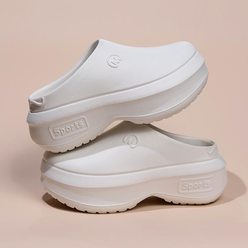 Product Introduction of Muse giày Sandals Nữ Sandals Ngón Chân Cái Trắng Nền Đế Chống trượt EVA Chiều cao Mềm & Gia Cố 122503 11