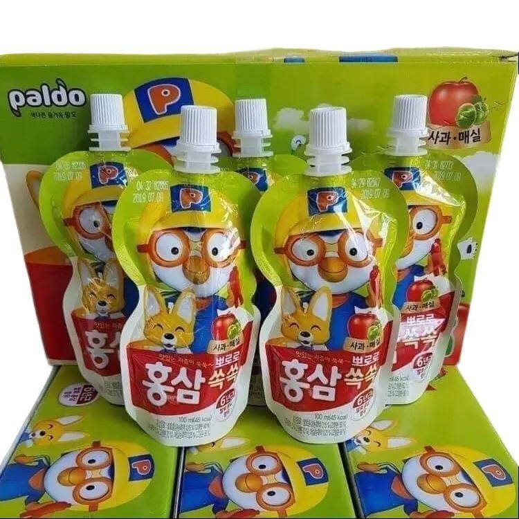 Nước Hồng Sâm Baby Pororo Táo Vitamin Cho Bé - Hỗ Trợ Tăng Cường Đề Kháng, Hấp Thụ Thức Ăn Và Phát Triển trẻ em hàn quốc nuochong samhanquoc