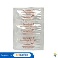 Gambar COMDIPIN 5 MG STRIP 6 TABLET dari Apotek Semangat by GoApotik Kota Medan 2 Tokopedia