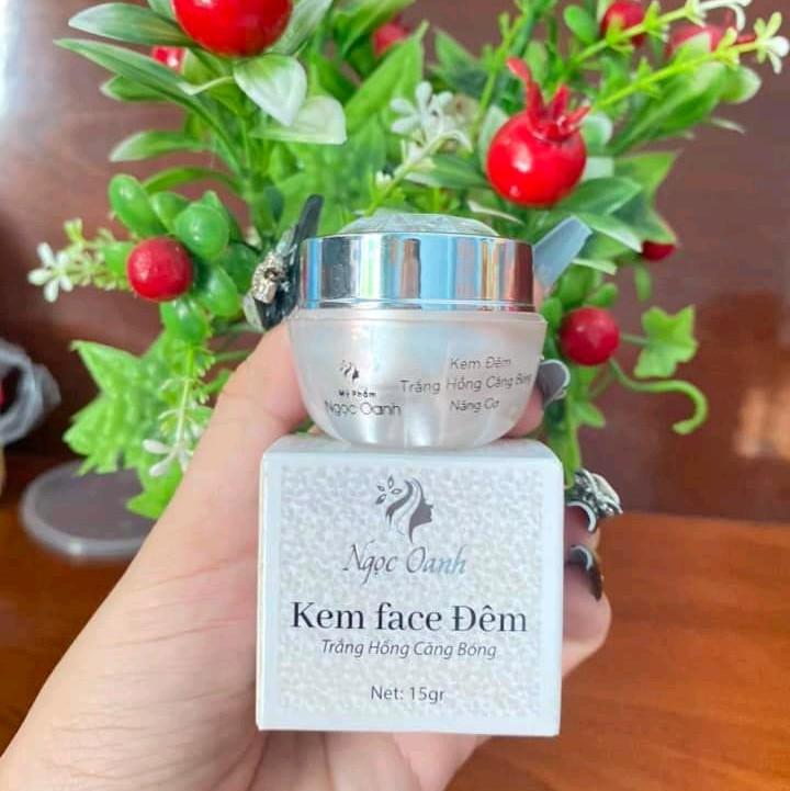 Kem đêm Ngọc Oanh cấp ẩm giúp da căng bóng phù hợp với mọi loại da collagen Dưỡng Ẩm Da