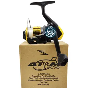 Reel Pancing Shikari Atom Murah 4 Bearing (Gratis Senar) Murah