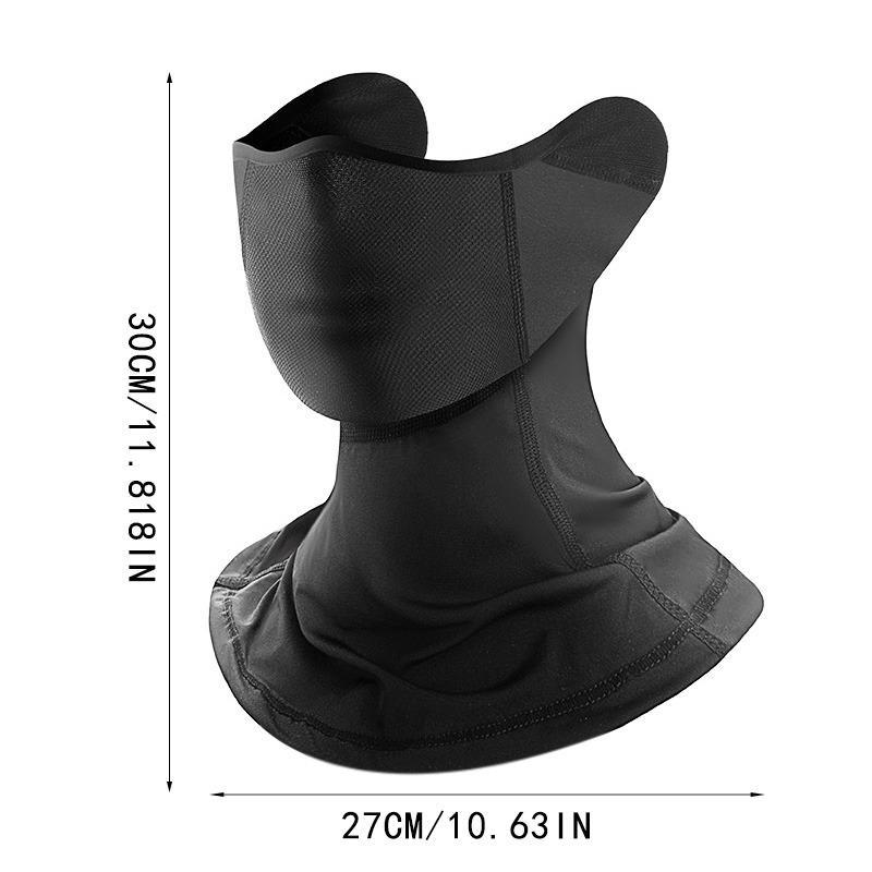 Ear Wrap Design Neck Gaiter Face Mask, Cool Lightweight Windproof Face Mask, Face Sun Protection Mask, Breathable Mesh Facial Sun Protection, Christmas Gift 2
