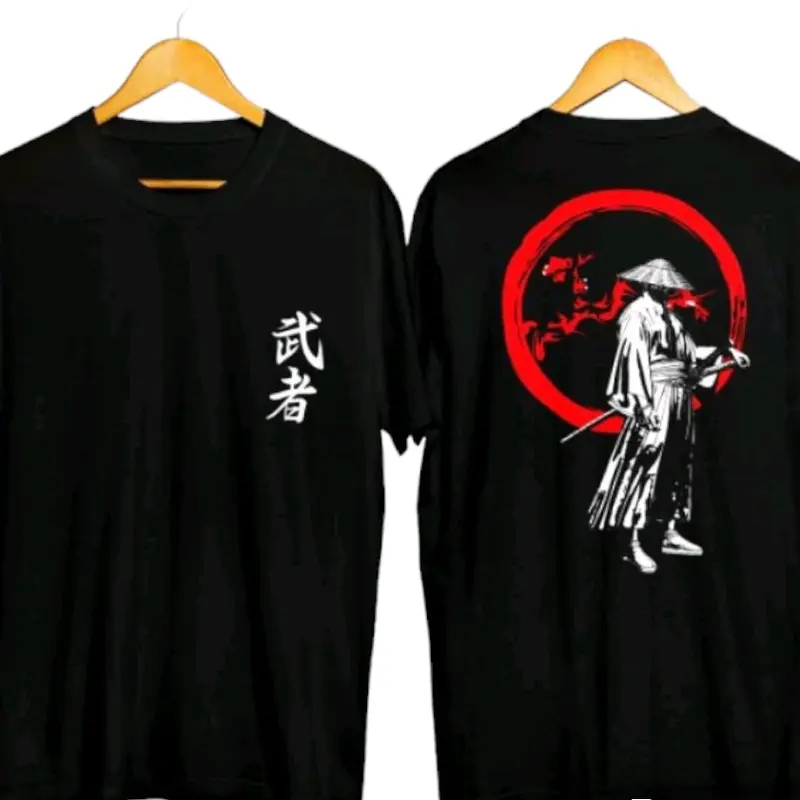 PAKET ISI 7PCS KAOS JEPANG Hitam 1