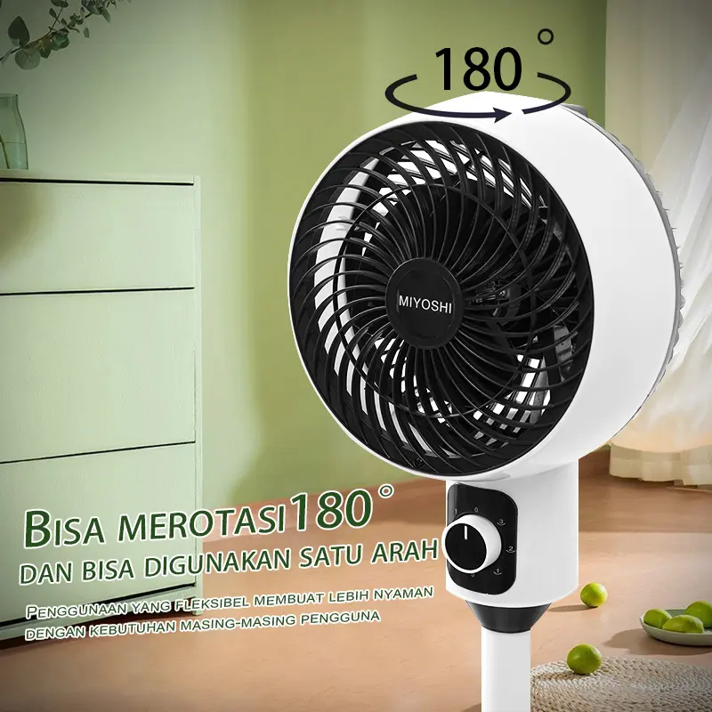 MIYOSHI/KIPAS ANGIN/KIPAS ANGIN BERDIRI/ROTATIONFAN/ KIPAS ANGIN AC/KIPAS ANGIN MINIMALIS / KIPAS ANGIN BERDIRI 180derajat 3