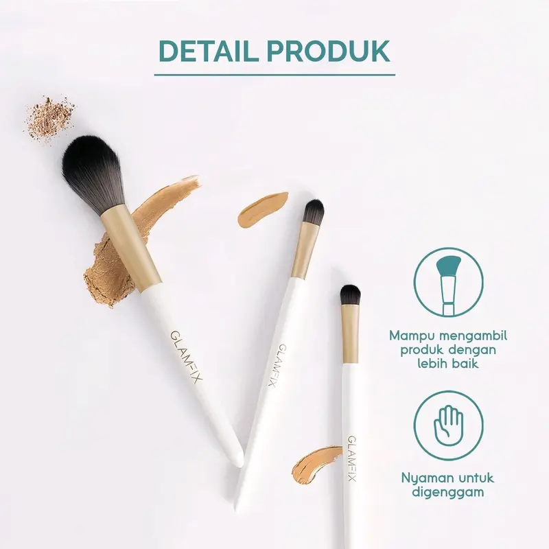 GLAMFIX Special White Brush Series || Delicate || Fancy || Classic || Blending 1