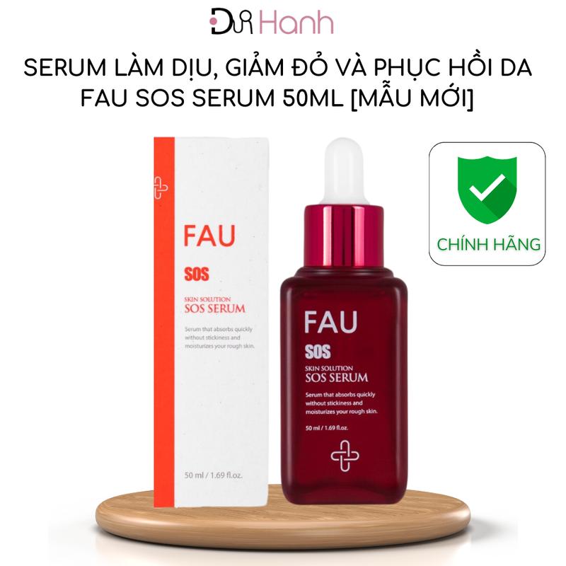  Serum làm dịu giảm đỏ và phục hồi và Làm Đẹp Da FAU SOS Serum 50ml 