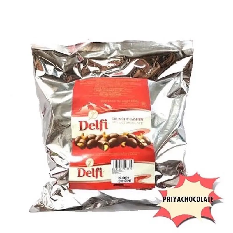 Delfi Bites Almond dan Mede (1kg, 500gr) - Cemilan Asli - Chocolate, Food, Snack, Toples