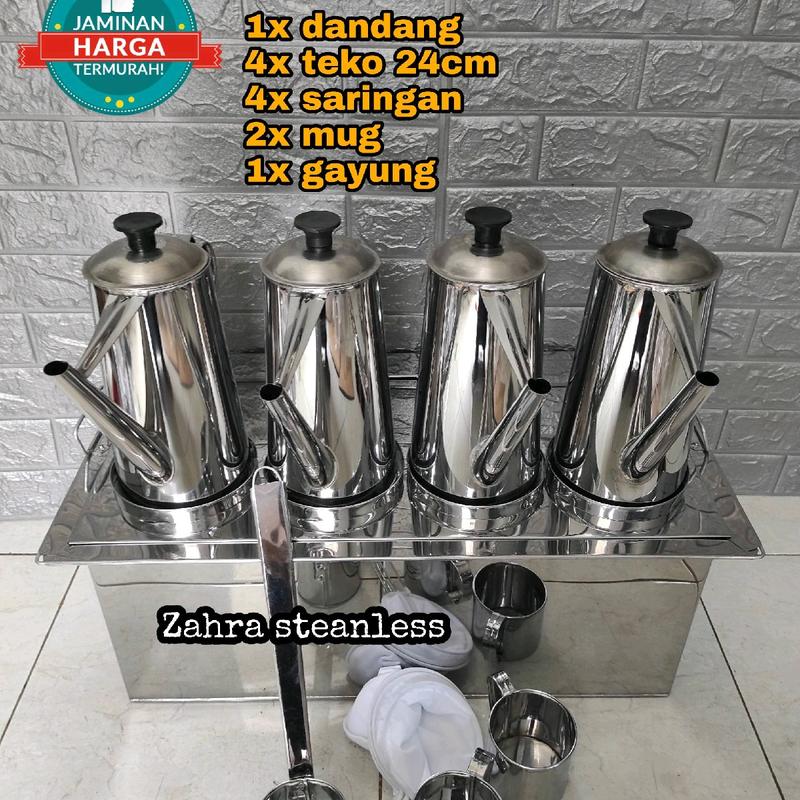 Dandang Uap Thai Tea Set Teko Thai Tea Lengkap/ Teko Thai Tea 0