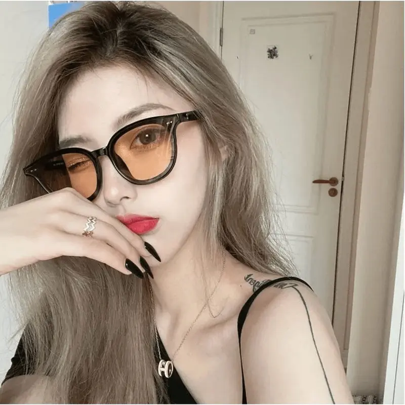 Kacamata Hitam Cowo Cewe Unisex Fashion Kacamata Hitam Retro Gaya Sunglasses XP-H017 1