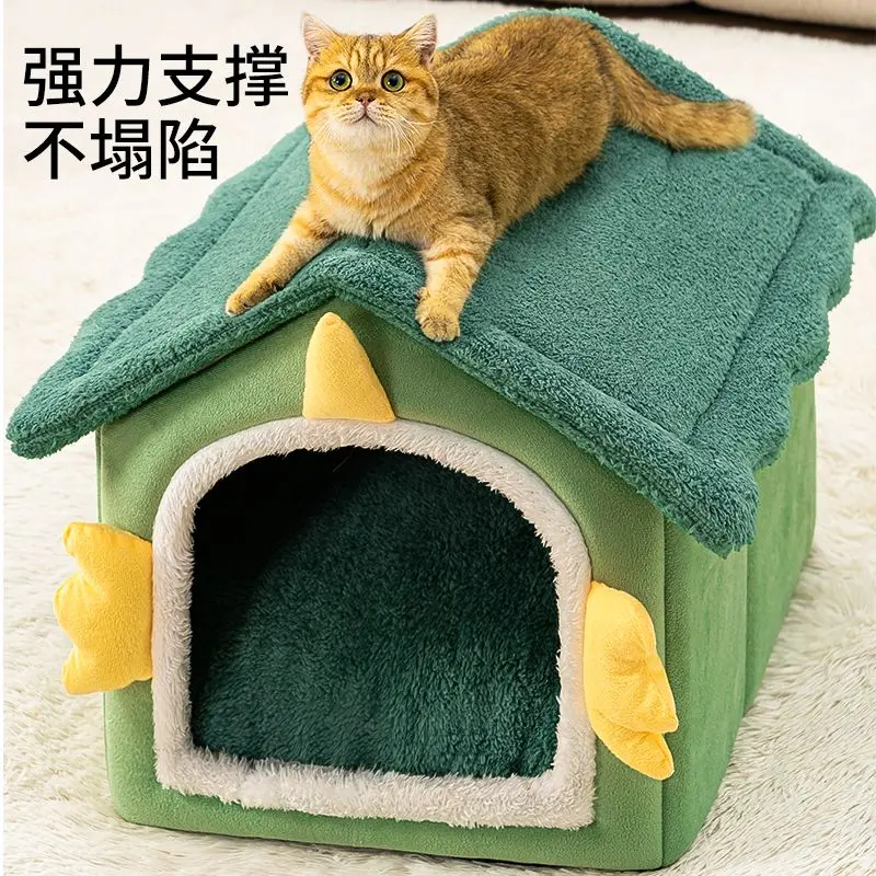 Nhà cho mèo bán kín, cho chó, nhà cho mèo mọi mùa, phòng Villa cho mèo, đồ dùng cho thú cưng, thiết kế người Nổi Tiếng trên Internet, tổ chống vết cắn, cho mèo và chó 0