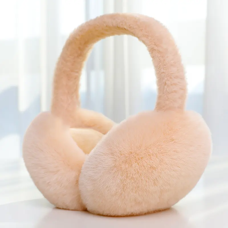 Earmuffs Winter Women's Cute Plush Winter Warm Earmuff Anti-Freezing Ear Cap Earmuffs Protection Foldable 7