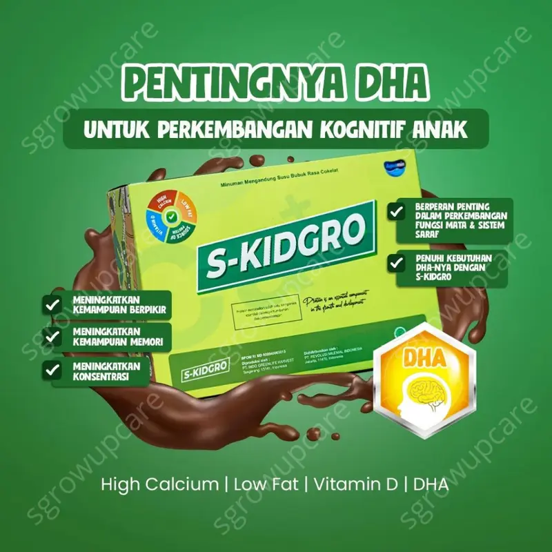 S-KIDGRO Susu Peninggi Badan Terbaik Untuk Anak | Cegah Stunting Sebelum Terjadi | 5 sachet 3